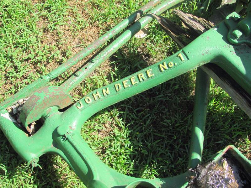 lot 4 image: John Deere #1 Horse Drawn Sickle Mower