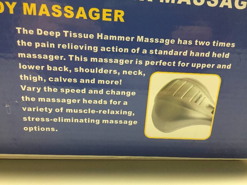 lot 16 image: DR. FRANKLYNS DEEP TISSUE HAMMER MASSAGER