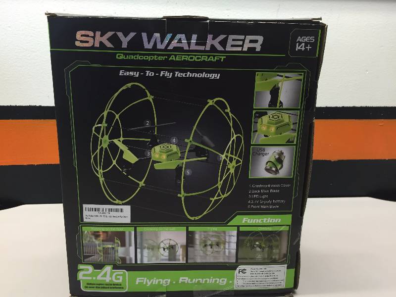lot 12 image: SKY WALKER QUAD COPTER AERO CRAFT