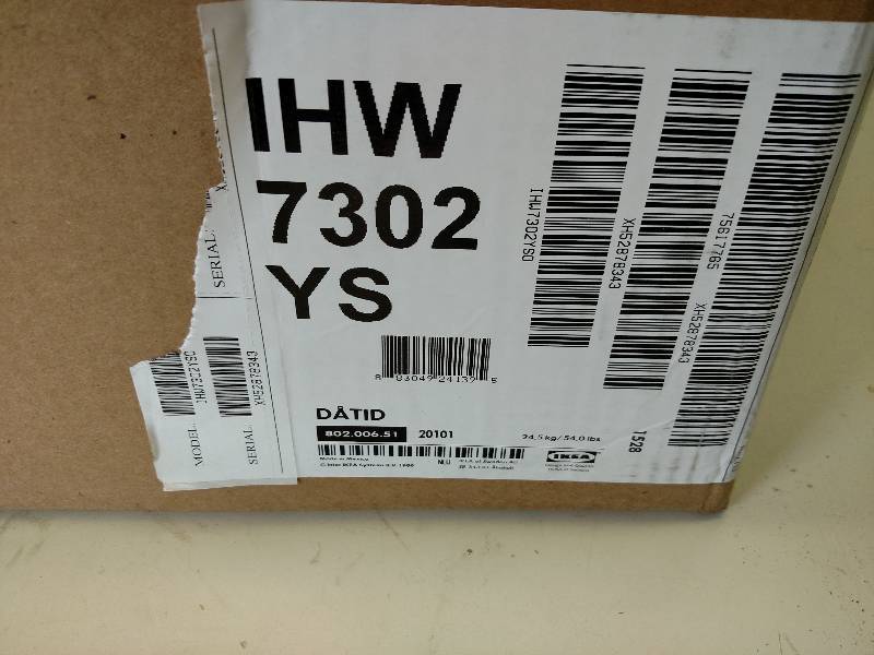 Ikea Model IHW7302YS Stainless Stee...