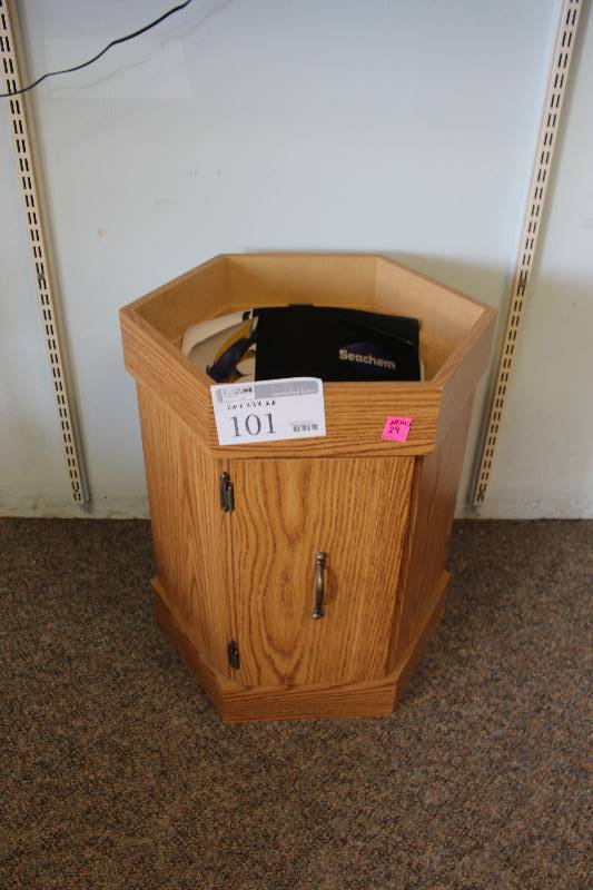 lot 101 image: 35 Hex Cabinet