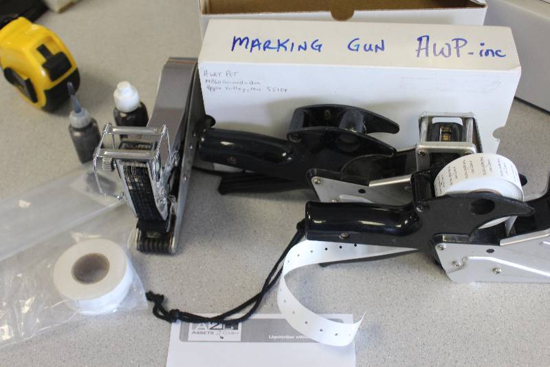 lot 114 image: Lot of Office Supplies Including AWP Marking Gun, And More