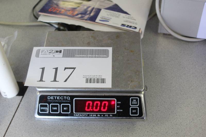 lot 117 image: Detecto 19.99lb Electronic Digital Scale