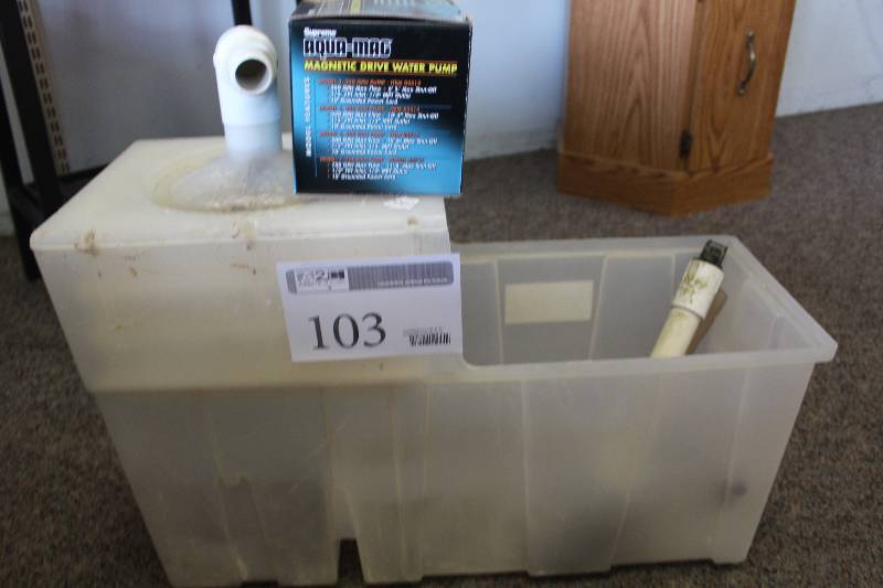 lot 103 image: Mag 500 GPH Pump and Wet Dry Sump