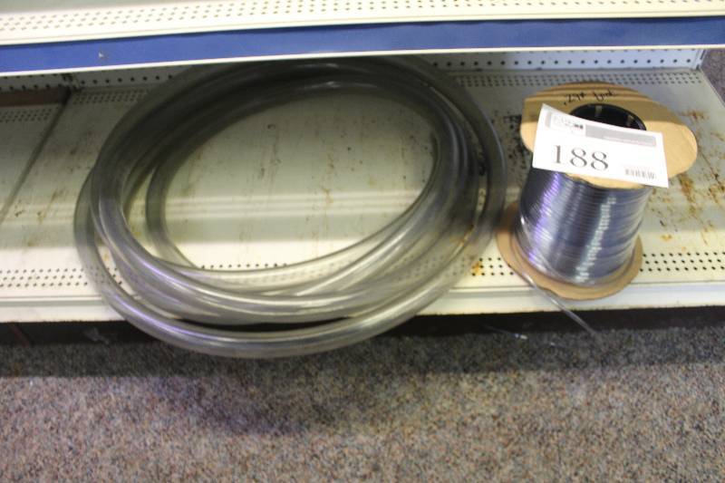 lot 188 image: Shelf Lot of Clear Tubing