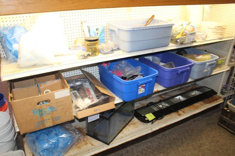 lot 282 image: Lot Including All Shelves & Buckets