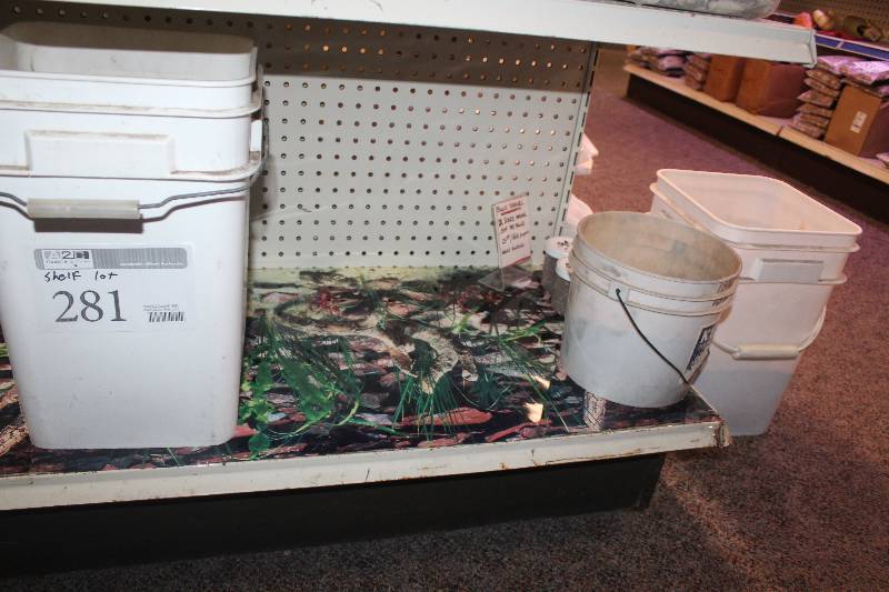 lot 281 image: Shelf Lot of Aquarium Gravel