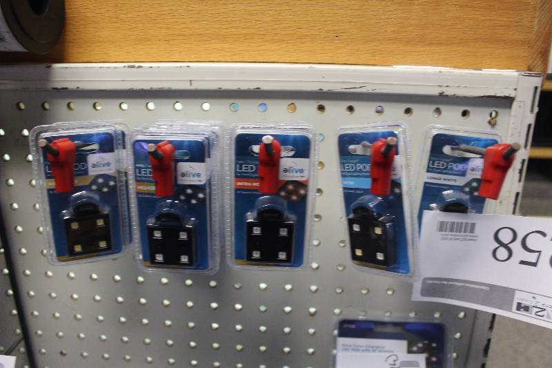 lot 258 image: Lot of (10) Easy Change LED Pods and (3) Color Changing Pod and Controller