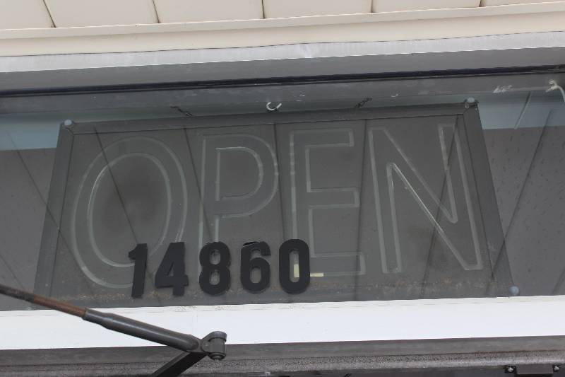lot 105 image: Electriglas OPEN Electric Sign