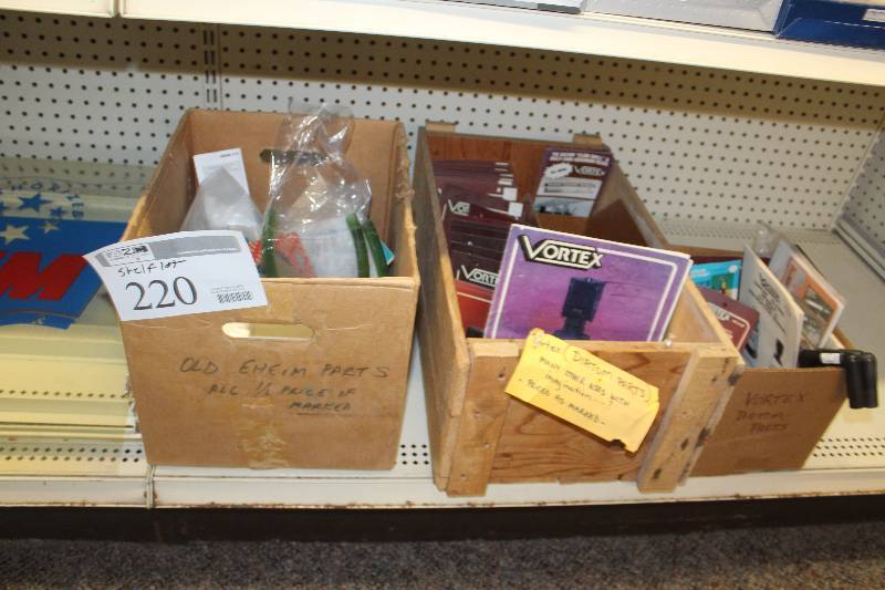 lot 220 image: Shelf Lot of Aquarium Spare Parts Eheim,Diatom