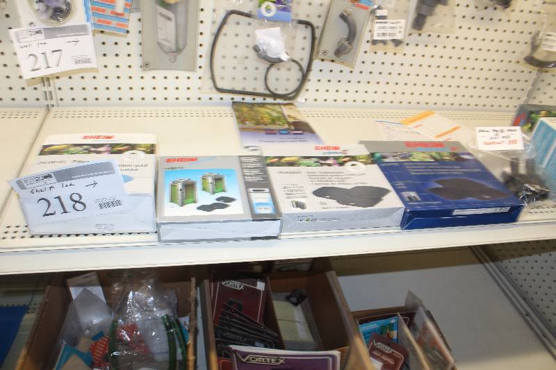 lot 218 image: Shelf Lot of Filter Pads