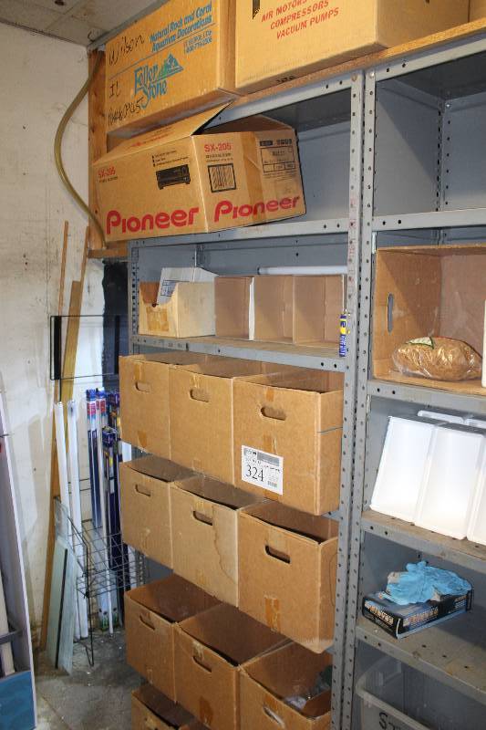 lot 324 image: Heavy Duty Industrial Shelf
