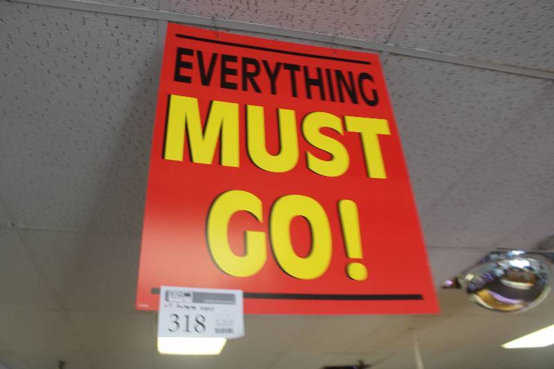 lot 318 image: Lot of All Hanging Signs