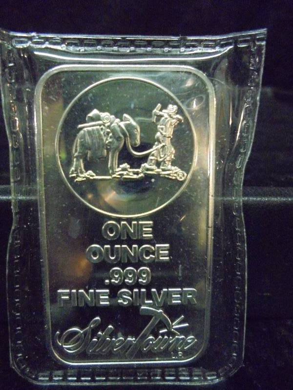 1 Oz .999 Fine Silver Bar