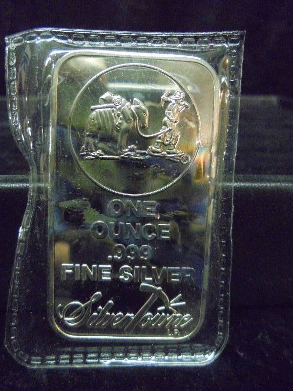 1 Oz .999 Fine Silver Bar