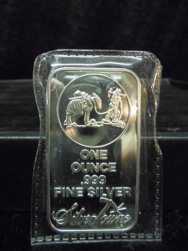 1 Oz .999 Fine Silver Bar