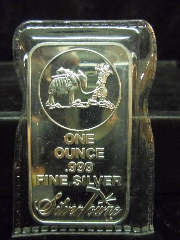 1 Oz .999 Fine Silver Bar