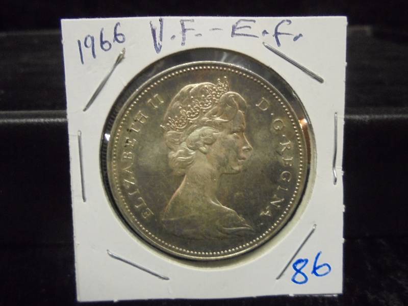 1966 Canadian Dollar Coin