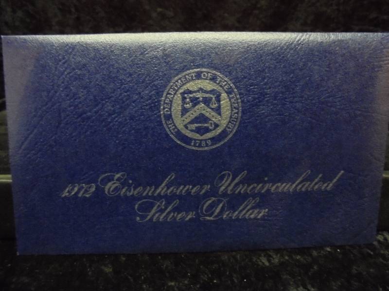 1972 Uncirculated Eisenhower SILVER Dollar