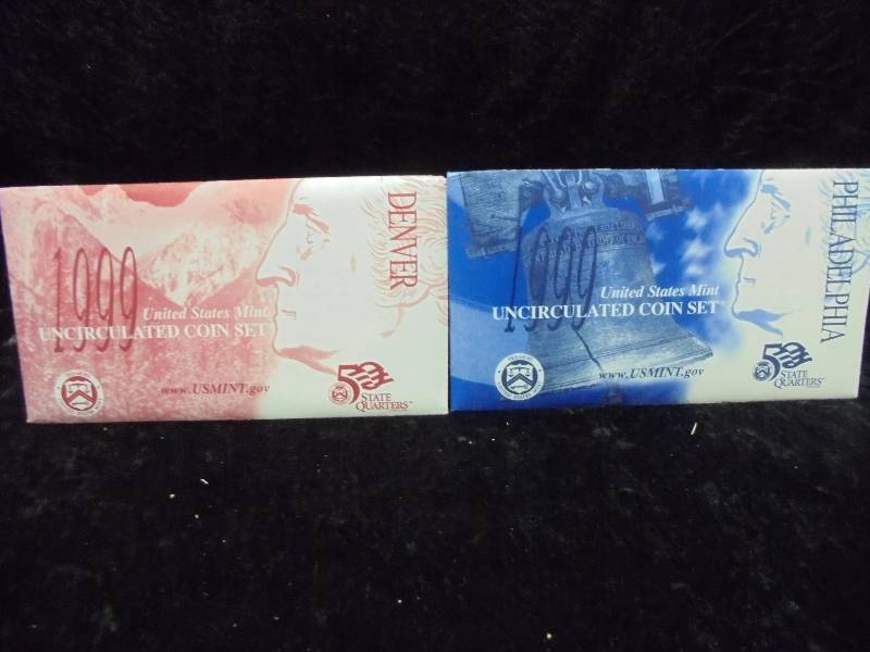 1999 US Uncirculated Coin Set - P&D