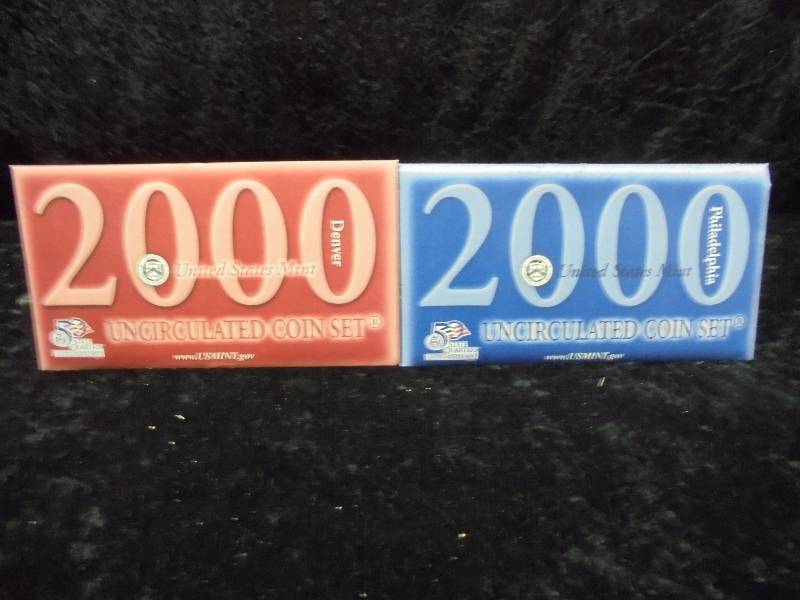 2000 US Uncirculated Coin Set - P&D