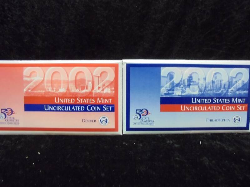 2002 US Uncirculated Coin Set - P&D