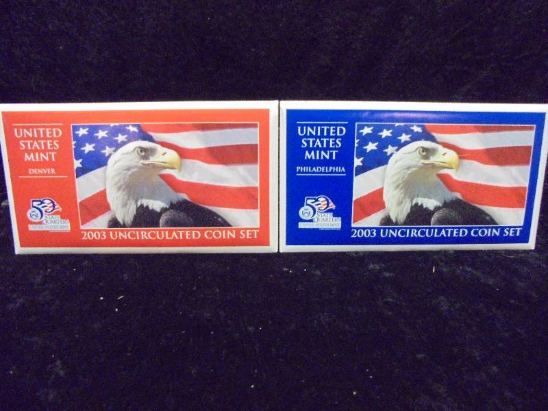 2003 US Uncirculated Coin Set - P&D