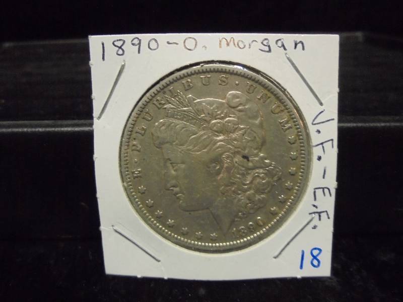 1890-O Morgan Silver Dollar