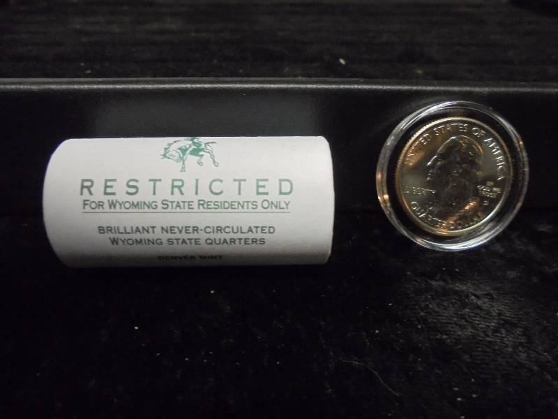 2007 Brilliant Uncirculated Wyoming State Quarters,