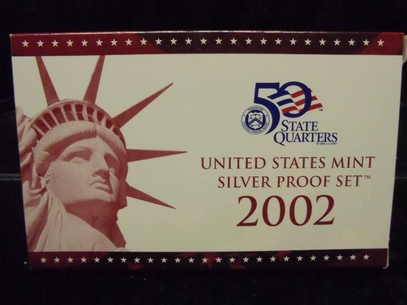 2002 US Mint SILVER Proof Set