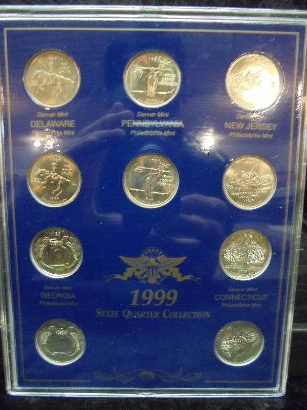 1999 State Quarter Collection in Case