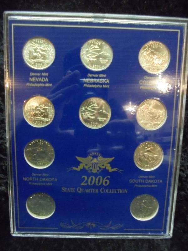 2006 State Quarter Collection in Case