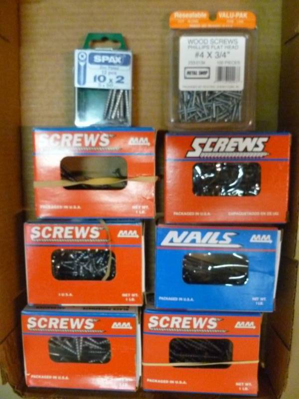 lot 42 image: Screws  Nails