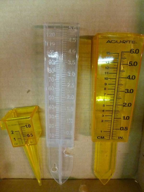 lot 110 image: Rain Gages