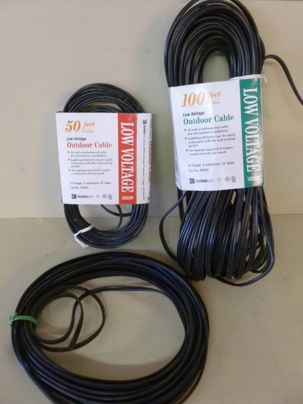 lot 349 image: Outdoor Wire