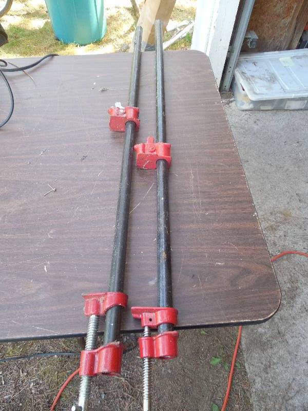 lot 60 image: (2) 36 PIPE CLAMPS