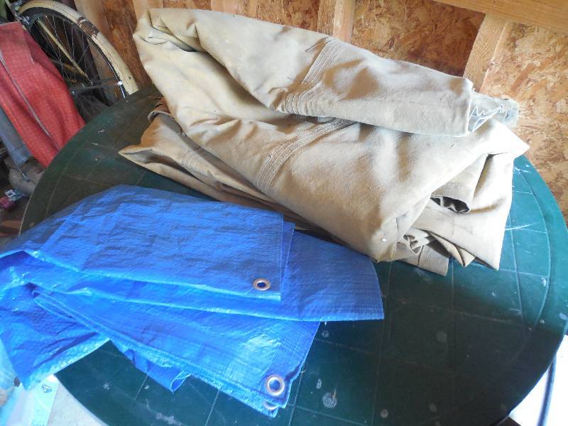 lot 90 image: 2 BIG TARPS