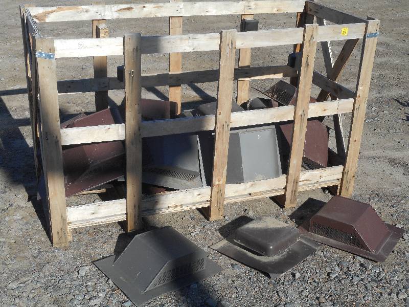 lot 17 image: Pallet Crate Of Assorted Roof Vents...