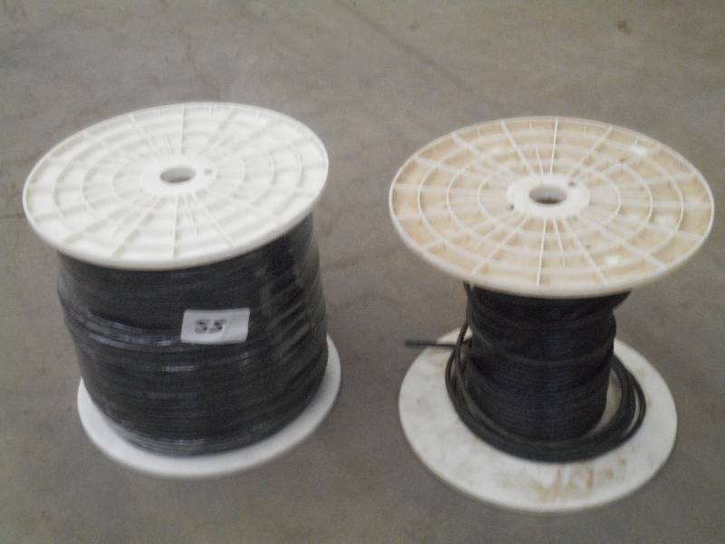 lot 55 image: (1) New & (1) Partial Spools Of RG5...