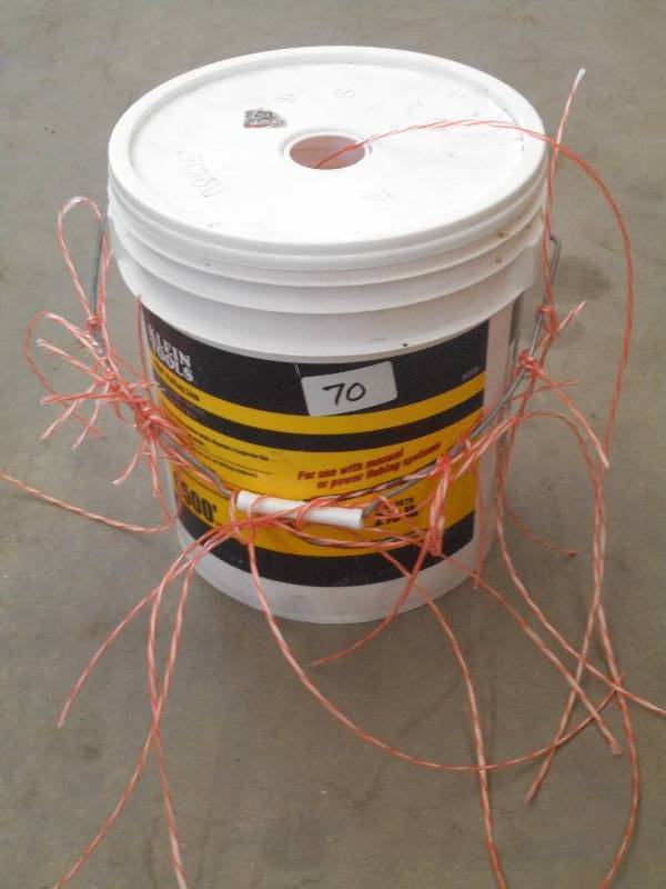 lot 70 image: Partial 6500 Spool Of Pulling Line...