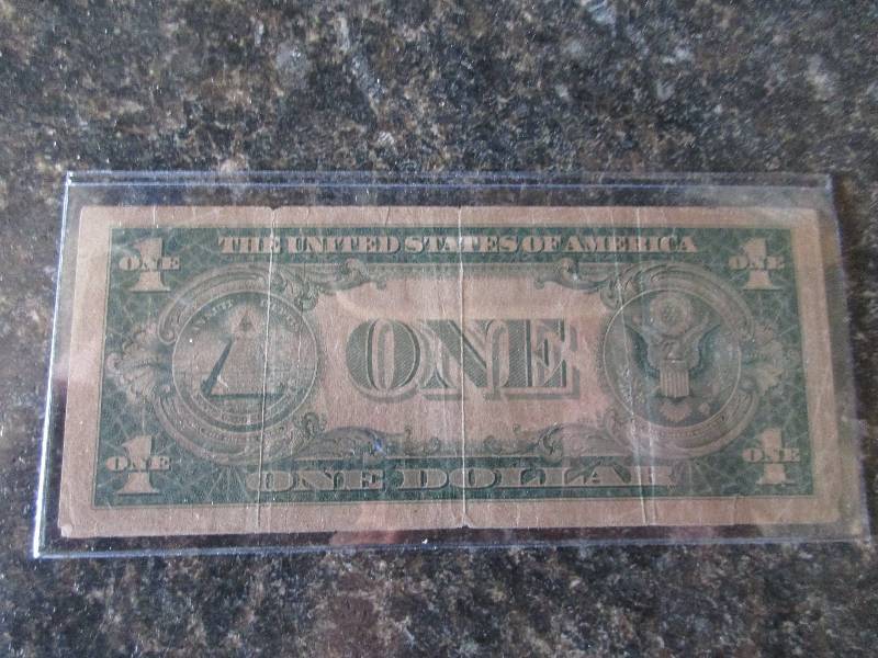 1935 D Silver Certificate-Unique Toning