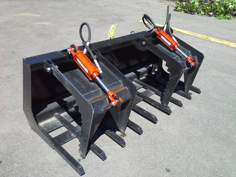 72 Double Grappler Bucket (Skid Steer Attachment)