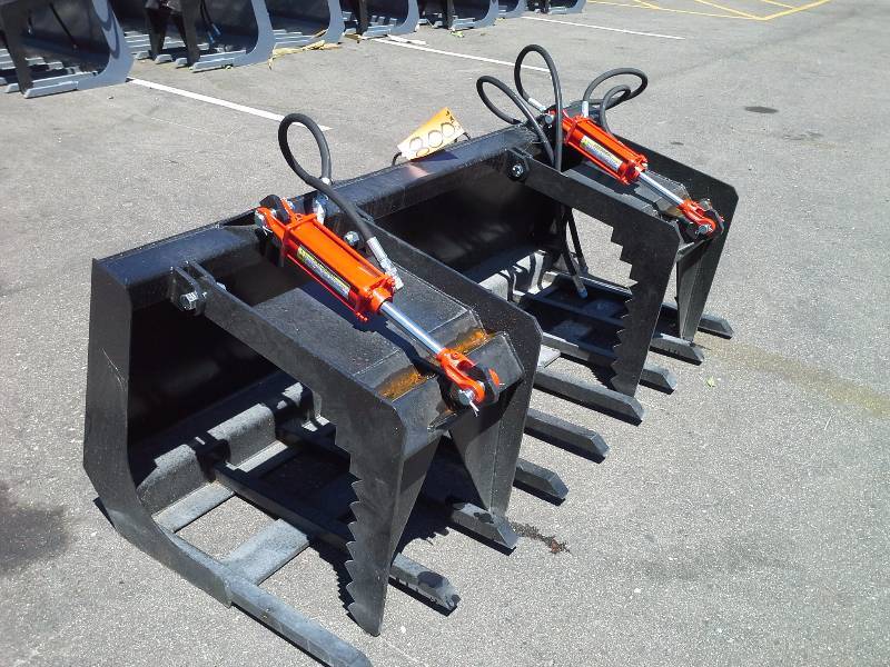 72 Double Grappler Bucket (Skid Steer Attachment)