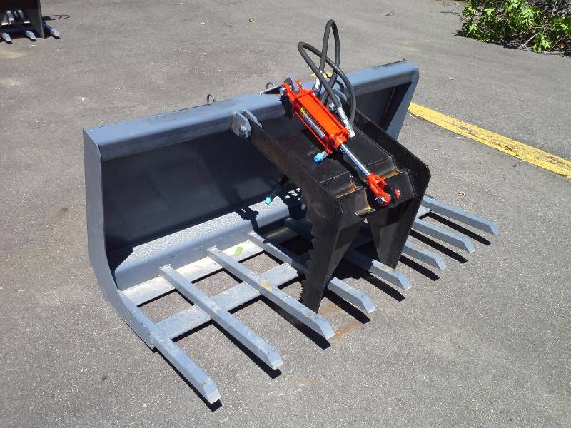 60 Single Grappler Bucket (Skid Steer Attachment)