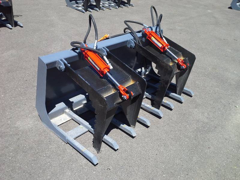 60 Double Grappler Bucket (Skid Steer Attachment)