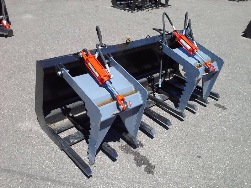 72 Double Grappler Bucket (Skid Steer Attachment)