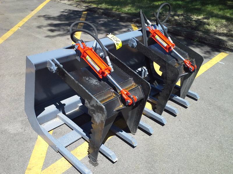 60 Double Grappler Bucket (Skid Steer Attachment)