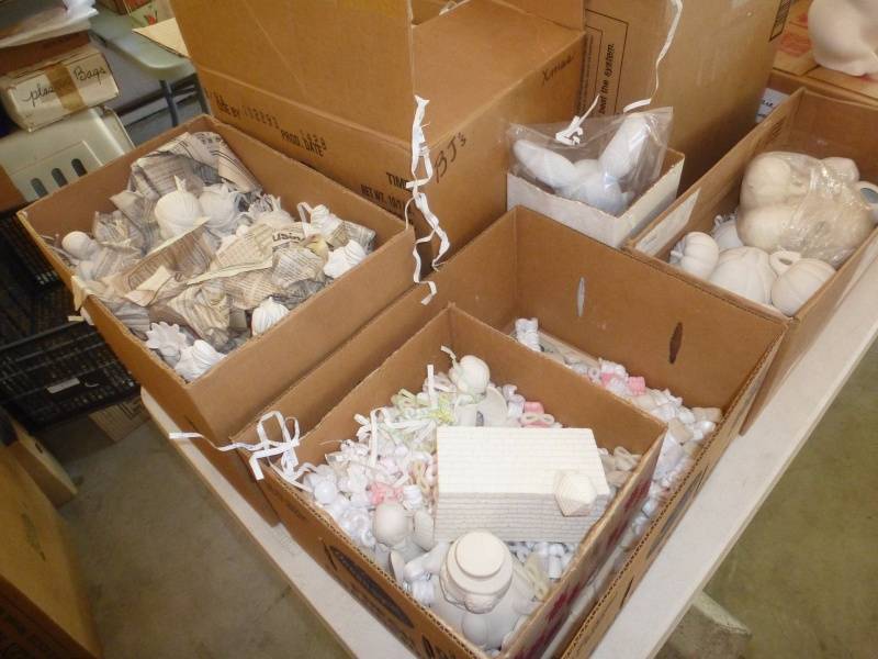 lot 26 image: Ceramic Bisque Ware