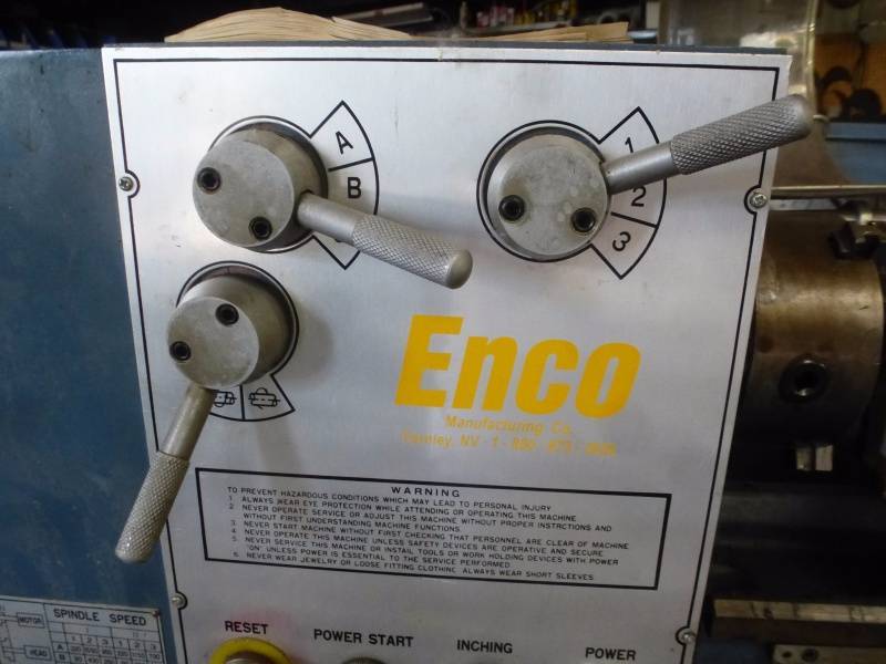 lot 13 image: Enco Lathe