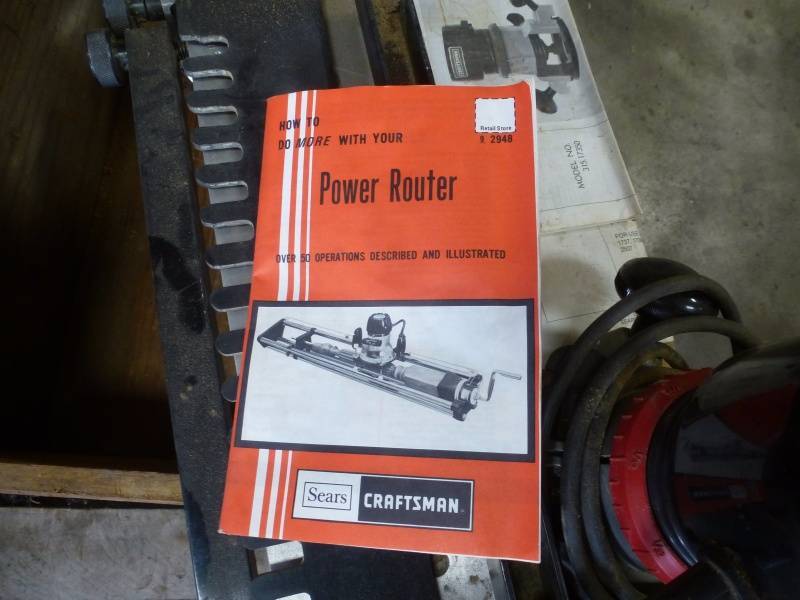 lot 15 image: Sears Craftsmen  Router
